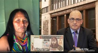 Indígena embera inicia batalla legal contra el Banco de la República por uso no autorizado de su imagen en el billete de $10.000