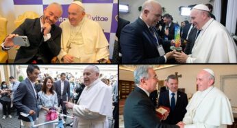 Los colombianos que se encontraron con el Papa Francisco: artistas, políticos y deportistas en el Vaticano